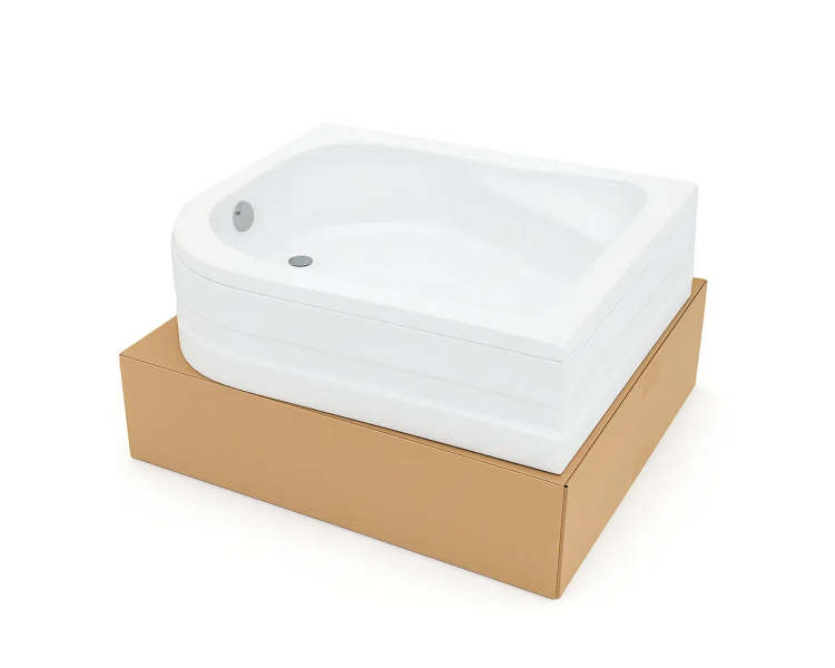 Душевой поддон 120x80x45 Shower FERISYA SW-6282 R глубокий