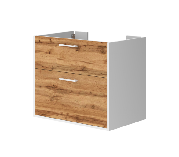 Тумба у ванну універсальна Juventa Afina Af-70 біла/дуб вотан