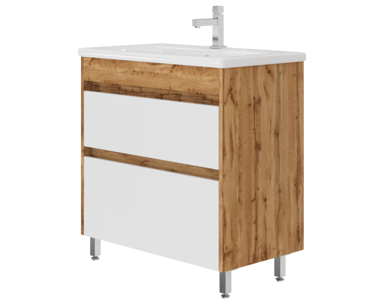 Тумба у ванну універсальна Juventa Luton Lt-80 дуб вотан