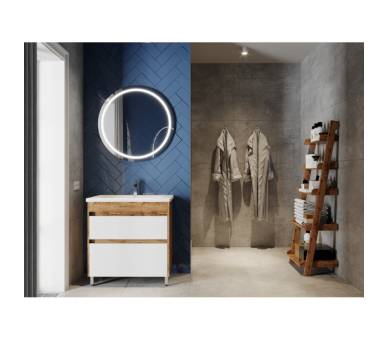 Тумба у ванну універсальна Juventa Luton Lt-80 дуб вотан