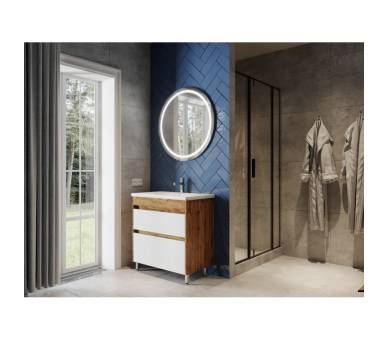 Тумба у ванну універсальна Juventa Luton Lt-80 дуб вотан