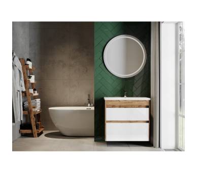 Тумба у ванну універсальна Juventa Luton Lt-80 дуб вотан