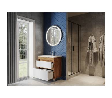 Тумба у ванну універсальна Juventa Luton Lt-80 дуб вотан