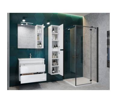 Зеркало со шкафом Juventa Bronx BrxMC-80 с подсветкой белое Зеркало со шкафом Juventa Bronx BrxMC-80 с подсветкой белое