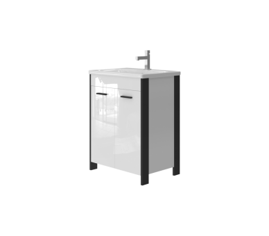 Тумба в ванную напольная Juventa Brooklyn Br-65 черная