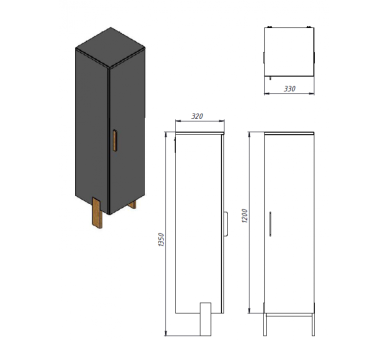 Пенал універсальний Juventa Manhattan MhP-120 чорний