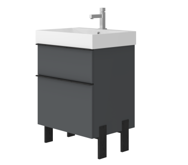 Тумба у ванну універсальна Juventa Manhattan Mh-60 сіра Тумба у ванну універсальна Juventa Manhattan Mh-60 сіра