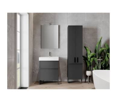 Тумба у ванну універсальна Juventa Manhattan Mh-60 чорна