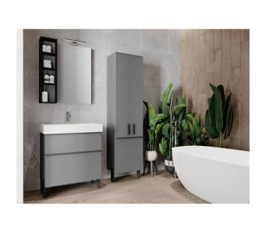 Тумба у ванну універсальна Juventa Manhattan Mh-70 сіра Тумба у ванну універсальна Juventa Manhattan Mh-70 сіра