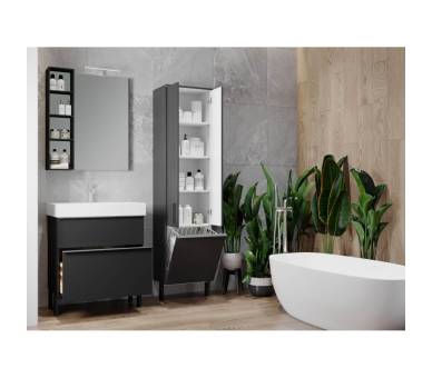Тумба у ванну універсальна Juventa Manhattan Mh-70 чорна