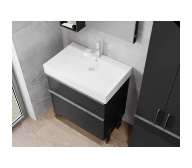 Тумба у ванну універсальна Juventa Manhattan Mh-70 чорна