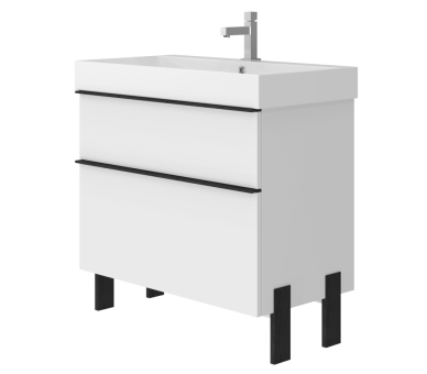 Тумба в ванную универсальная Juventa Manhattan Mh-85 белая