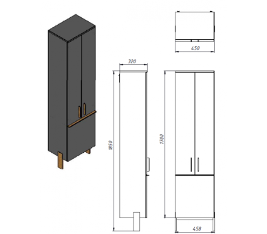 Пенал универсальный Juventa Manhattan MhP-170 черный