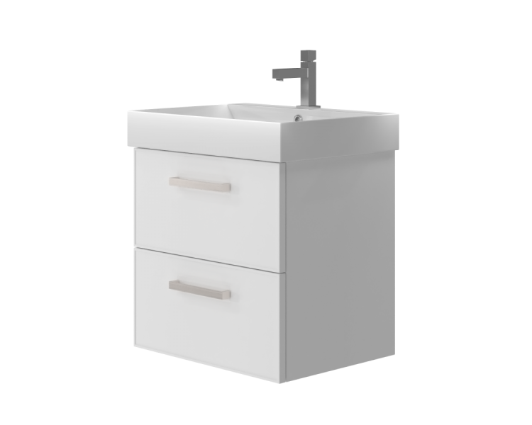 Тумба у ванну підвісна Juventa Manhattan Mnh-60 біла