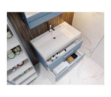 Тумба в ванную подвесная Juventa Manhattan Mnh-85 белая