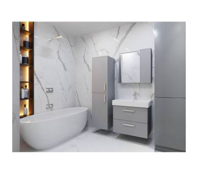 Дзеркало з шафою Juventa Manhattan MnhMC-70 біле