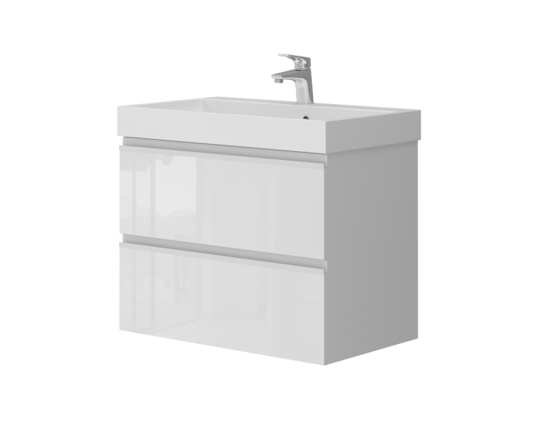 Тумба в ванную подвесная Juventa Savona new Sv-70 белая