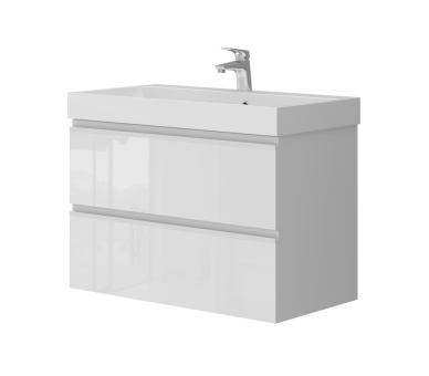 Тумба в ванную подвесная Juventa Savona new Sv-80 белая