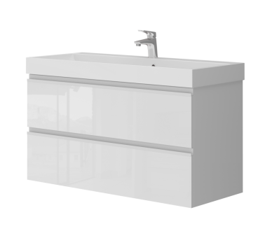 Тумба в ванную подвесная Juventa Savona new Sv-100 белая