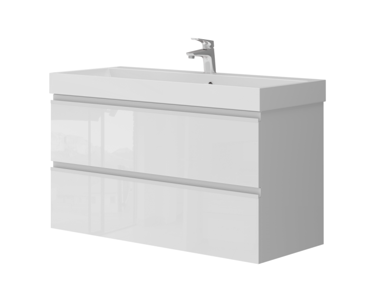 Тумба у ванну підвісна Juventa Savona new Sv-100 біла