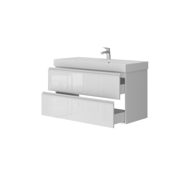 Тумба в ванную подвесная Juventa Savona new Sv-100 белая