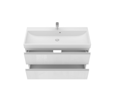 Тумба в ванную подвесная Juventa Savona new Sv-100 белая