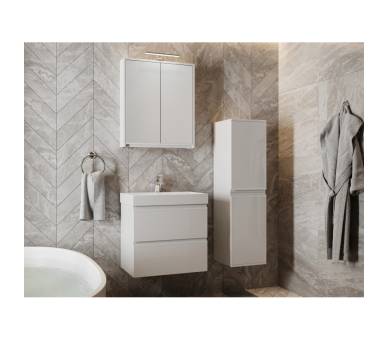 Зеркальный шкаф Juventa Savona new SvM-60 белый