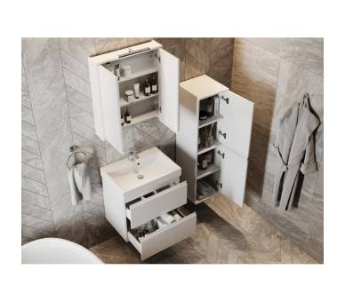 Дзеркальна шафа Juventa Savona new SvM-60 біла