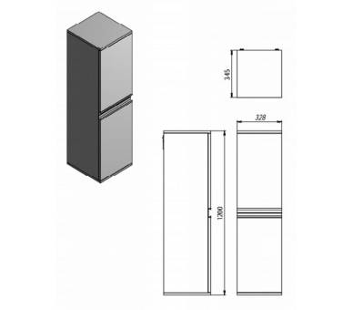 Пенал підвісний Juventa Savona SvP-120 білий