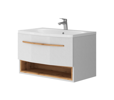 Тумба в ванную подвесная Juventa Stellantis-80 белая