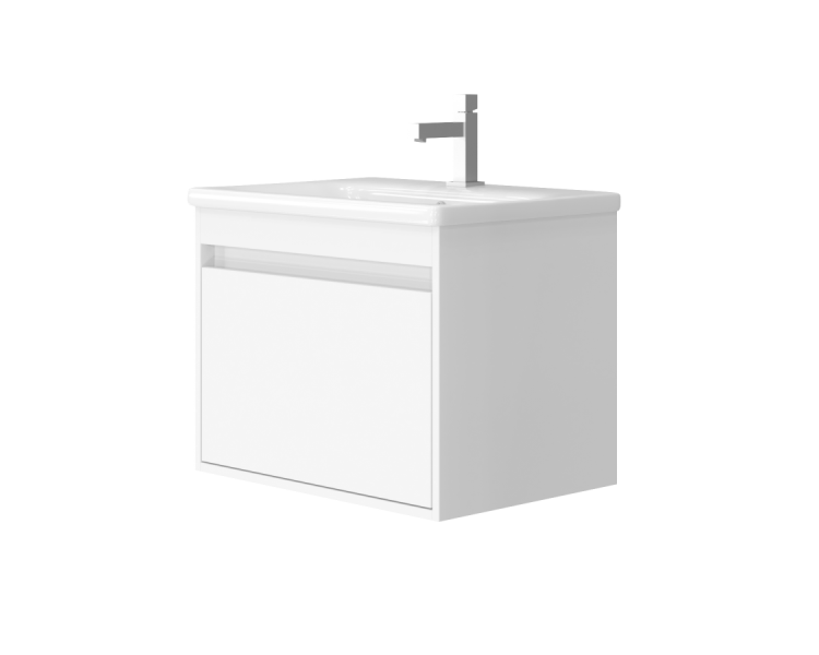 Тумба у ванну підвісна Juventa Malta Mlt-65 біла