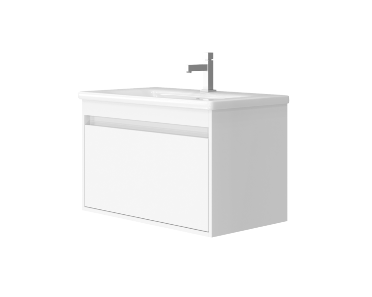 Тумба у ванну підвісна Juventa Malta Mlt-80 біла