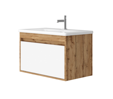 Тумба в ванную подвесная Juventa Malta Mlt-80 дуб вотан