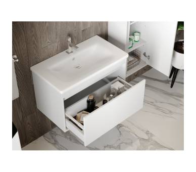 Тумба в ванную подвесная Juventa Malta Mlt-80 дуб вотан