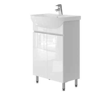 Тумба у ванну підлогова Juventa Monika M1-55 біла