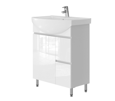 Тумба в ванную напольная Juventa Monika M3-65 белая
