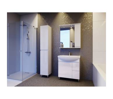 Тумба у ванну підлогова Juventa Monika M3-65 біла