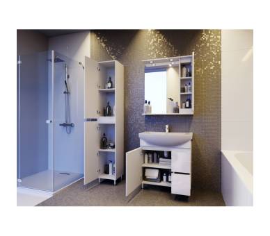 Тумба в ванную напольная Juventa Monika M3-75 белая