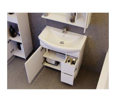 Тумба в ванную напольная Juventa Monika M3-75 белая