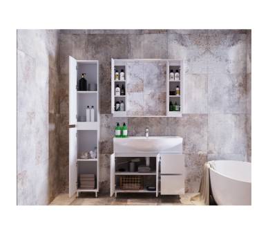 Тумба в ванную напольная Juventa Monika M4-95 белая