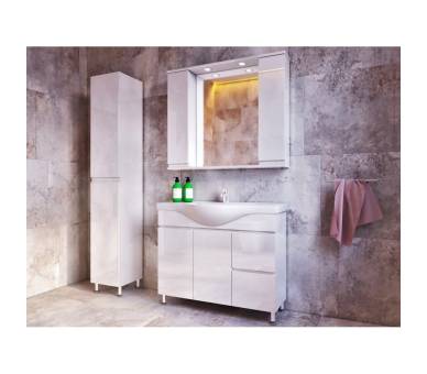 Дзеркало з шафою Juventa Monika MMC3-100 біле