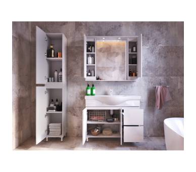 Дзеркало з шафою Juventa Monika MMC3-100 біле