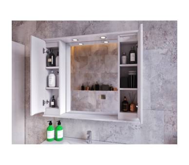 Дзеркало з шафою Juventa Monika MMC3-100 біле