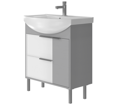 Тумба в ванную напольная Juventa Sofia Sf-75 серая