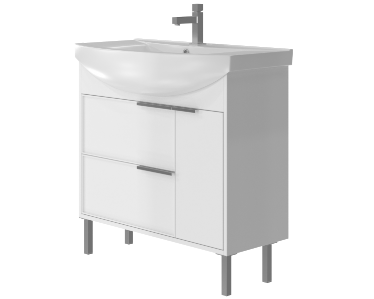 Тумба у ванну підлогова Juventa Sofia Sf-85 біла