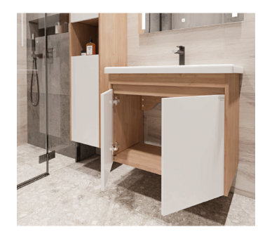 Тумба у ванну підвісна Juventa Classic Ci-65 дуб