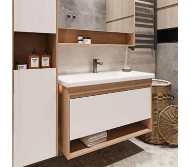 Тумба в ванную подвесная Juventa Silvia Sil-80 дуб