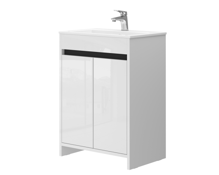 Тумба в ванную напольная Juventa Lemgo Lm-60 белая