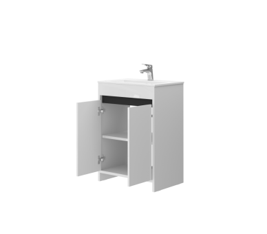 Тумба у ванну підлогова Juventa Lemgo Lm-60 біла