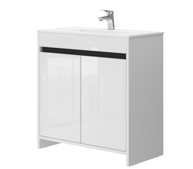 Тумба у ванну підлогова Juventa Lemgo Lm-80 біла